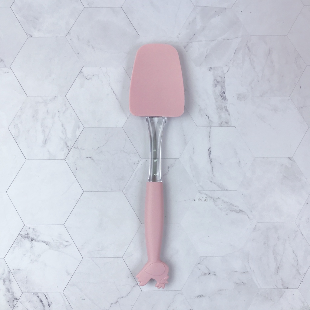 Set 3 món gồm phới nhào bột, cọ phết, muỗng, chất liệu silicon chuyên dùng làm bánh, chịu nhiệt tốt hình con gà