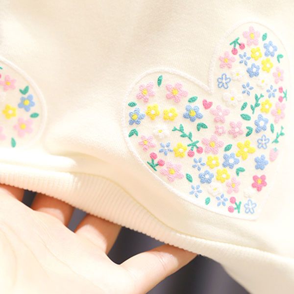 Áo Sweater Cotton In Hoa Phong Cách Nhật Hàn Thời Trang Mùa Thu Mới Cho Bé Gái 1-5 Tuổi