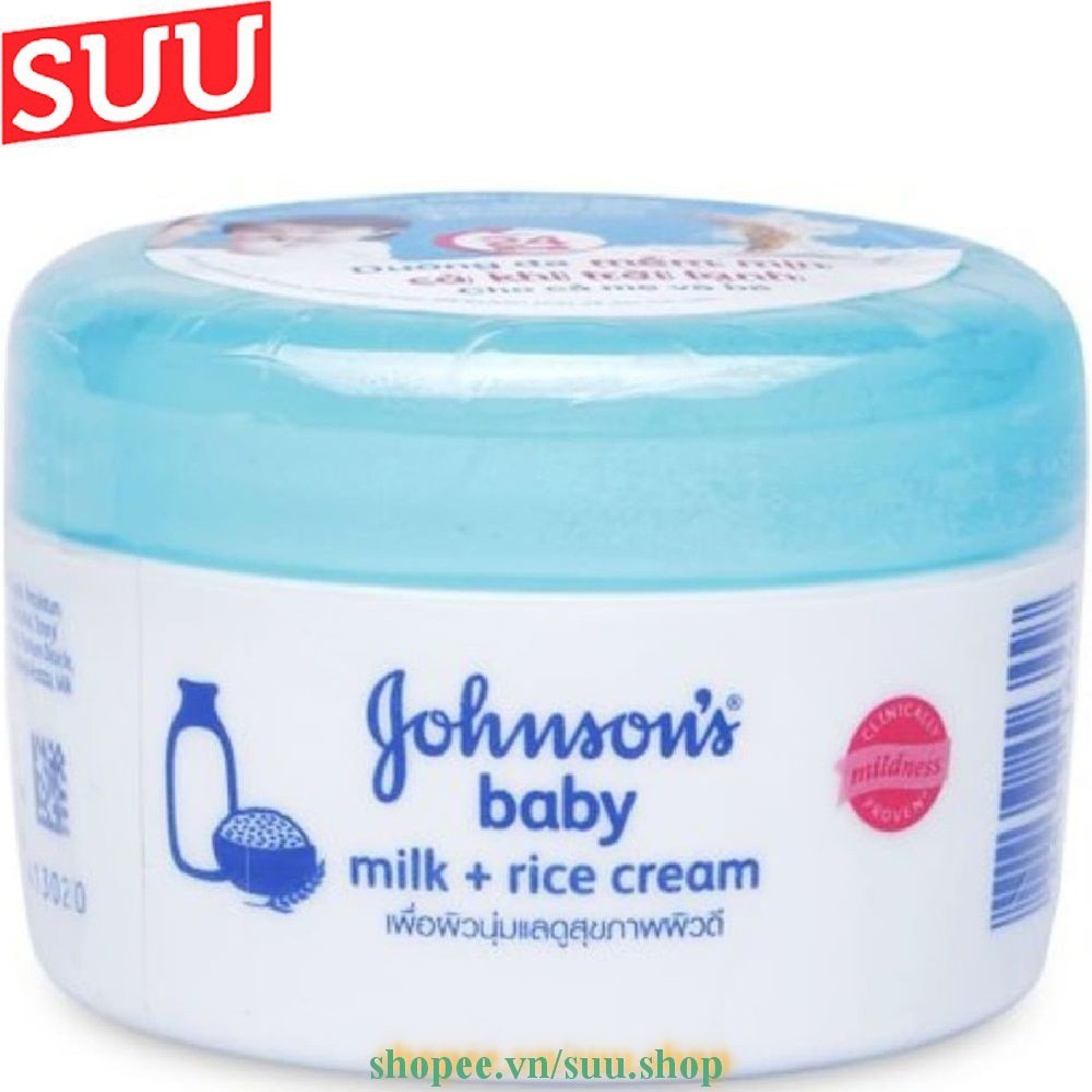 Kem Dưỡng Da 50G Johnson’s Baby Tinh Chất Sữa Và Mầm Gạo Chính Hãng.