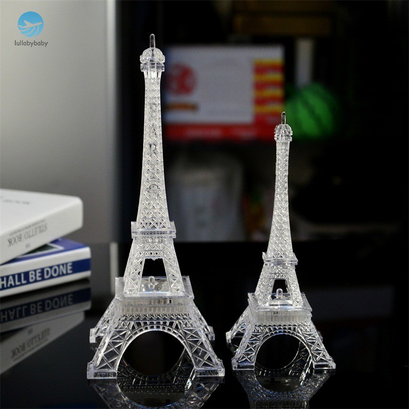 Đèn Led Hình Tháp Eiffel Có Thể Đổi Màu Lãng Mạn