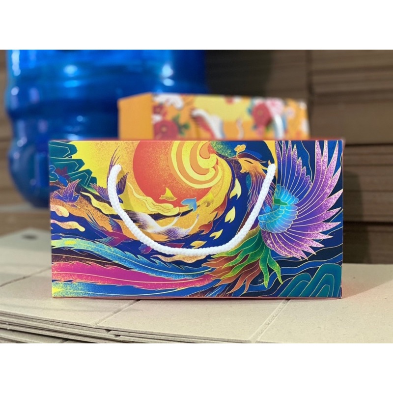 Hộp đựng 2 bánh trung thu (6mẫu - Kéo sau xem ảnh)