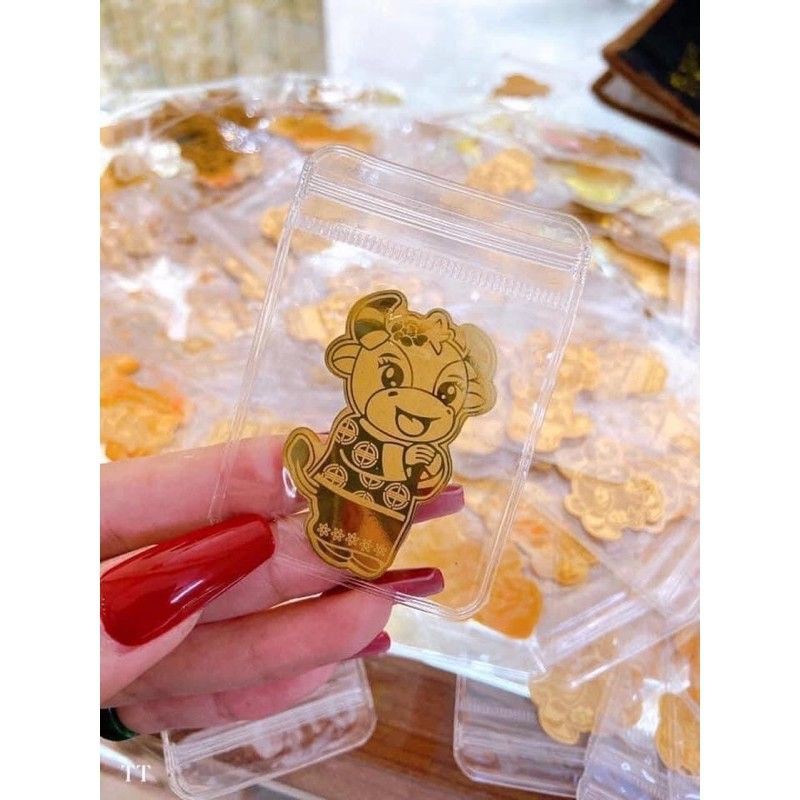 Miếng Dán Trâu Vàng Dùng Cho Điện Thoại Và Ví Tiền siêu đẹp