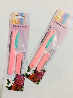 Set tỉa chân mày màu hồng
