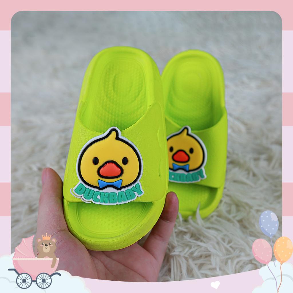Dép Con Vịt Bé Trai Gái Siêu Đẹp Mũm Mĩm 5 Màu Cho Bé Dưới 14 Tuổi
