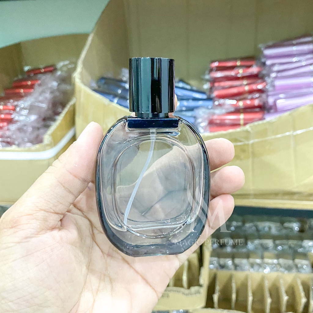 Vỏ chai nước hoa, vỏ chai chiết nước hoa 30ml kiểu chai tam đảo loại đẹp, dạng phun sương