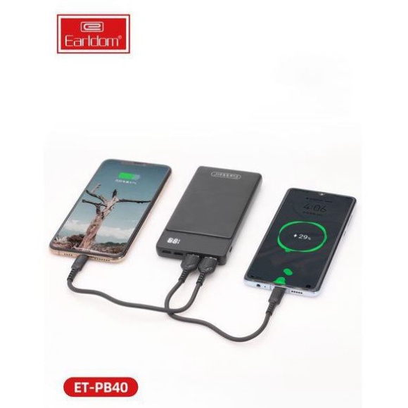 [Mã SKAMSALE03 giảm 10% đơn 200k] Sạc Dự Phòng 10000mAh Earldom PB-40