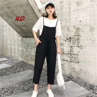 Yếm kaki rút eo lệch gấu_HD05(không kèm áo)