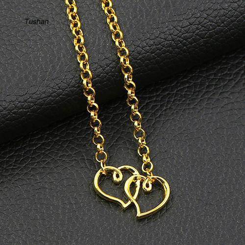 TUSH_Women's Double Love Heart Chain Beach Sandal Ankle Bracelet Anklet Foot Jewelry | BigBuy360 - bigbuy360.vn