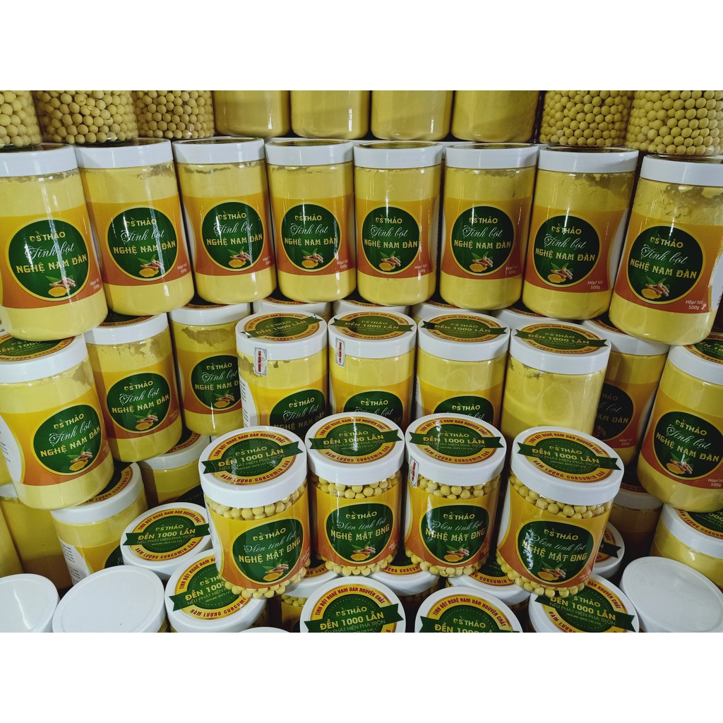 500g Tinh bột nghệ Nam Đàn răm đỏ nguyên chất 100% . Đền 1000 lần nếu có pha trộn. Quy trình sản xuất Dược sĩ hướng dẫn