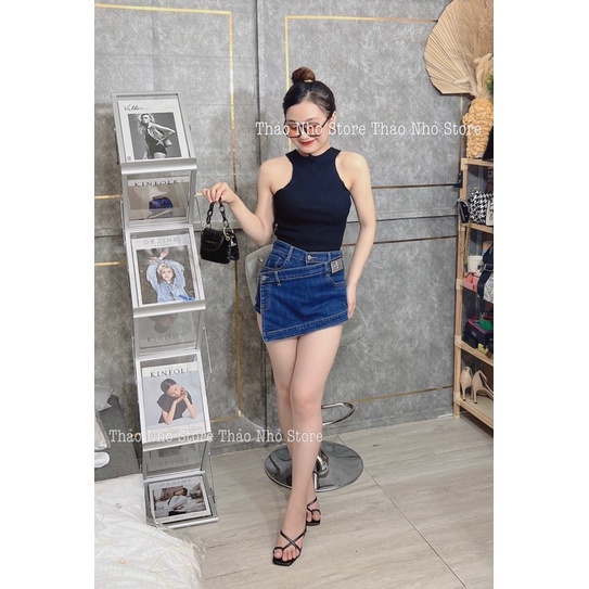chân váy jean kiểu