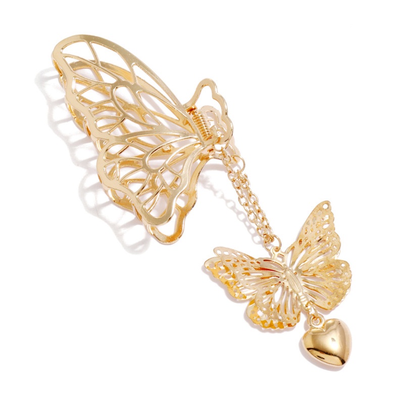 Youyo Kẹp Tóc Dạng Móng Vuốt Cá Mập Tua Rua Bướm Sang Trọng Làm Quà Sinh Nhật Cho