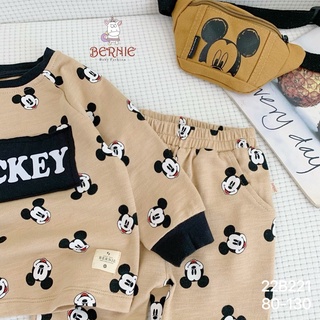 Bộ thun da cá Micky dài tay bé trai