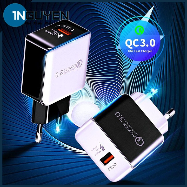 Cốc Sạc Siêu Nhanh Hỗ Trợ QC3.0 18W | Phone Fast Charger