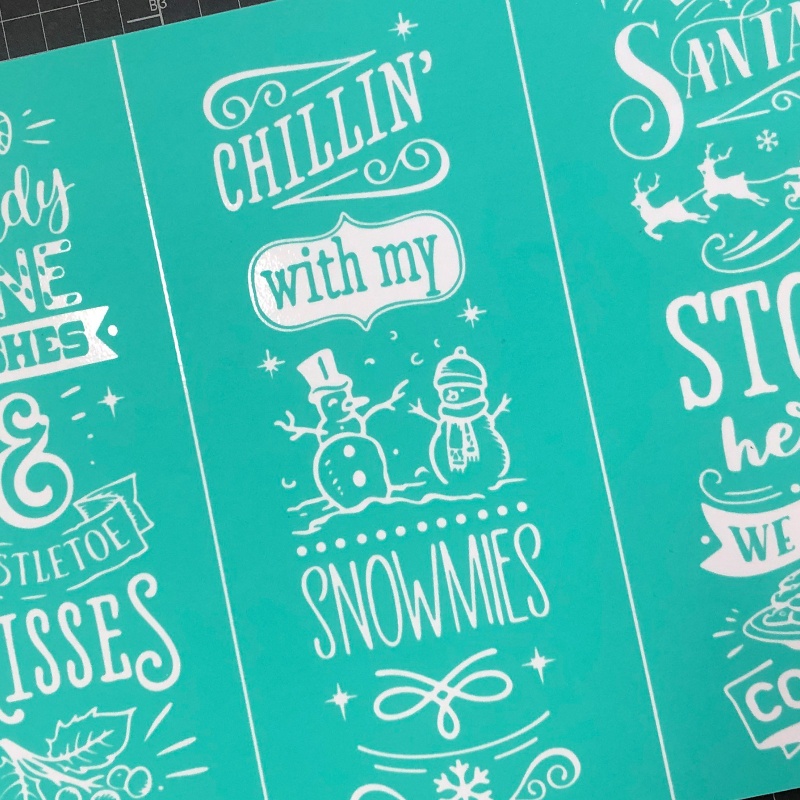 Khuôn Dập Dấu Bằng Lụa Chủ Đề Giáng Sinh Có Thể Tái Sử Dụng