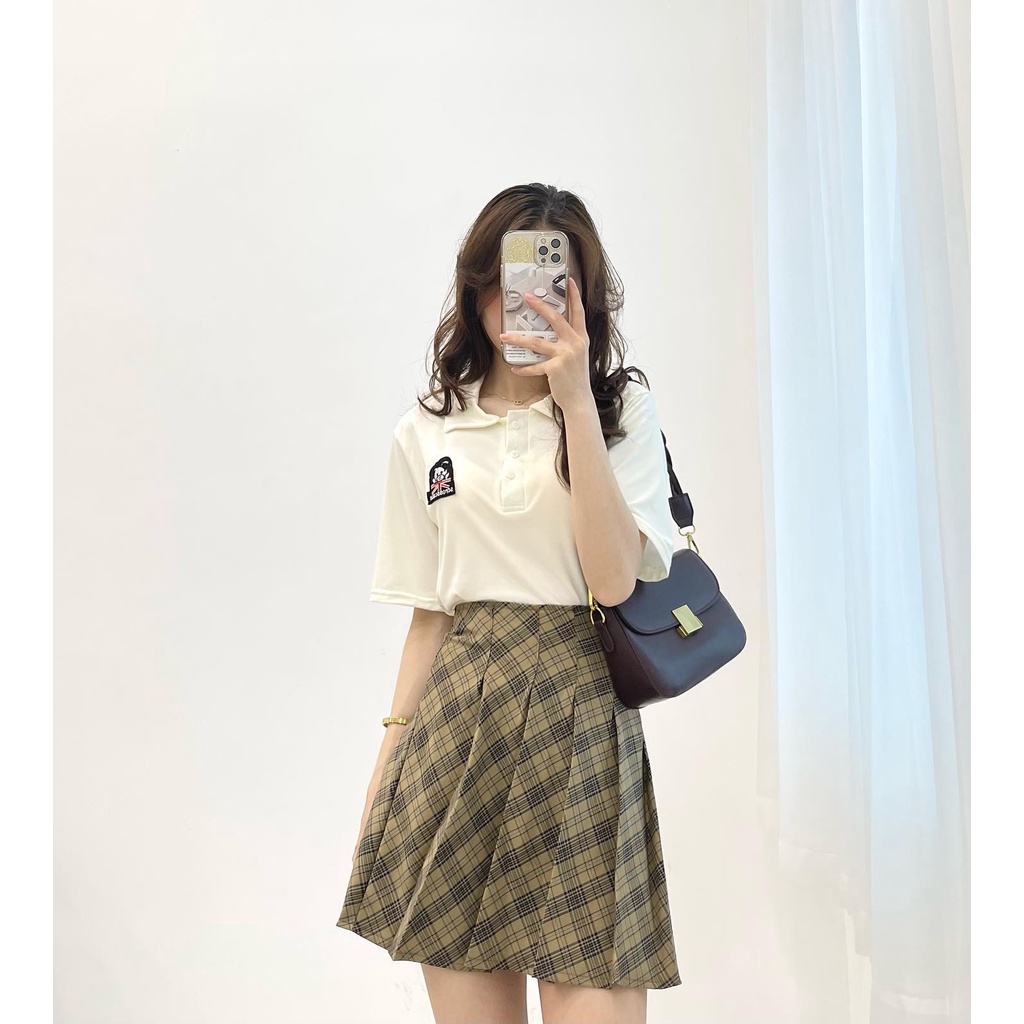 (FREESHIP) set áo polo kèm chân váy xinh miho.house