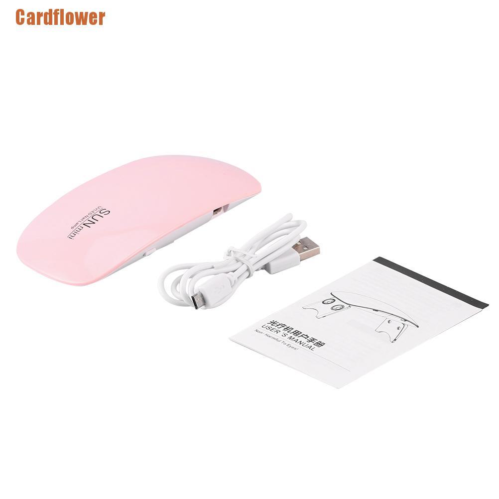 (Hàng Mới Về) Đèn Led Uv Sấy Khô Móng Tay Có Cổng Usb