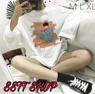 (Tặng ảnh BTS)Sweater BTS nền sơn