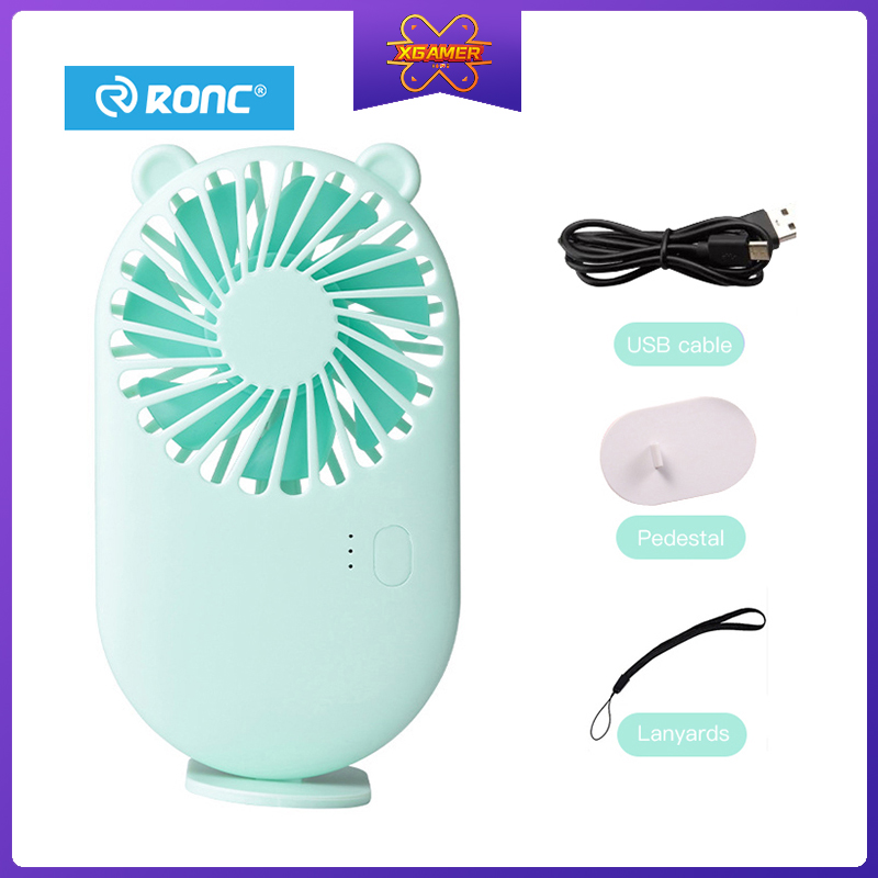 XGamer Mini Macaron fan Cute Handheld 3 Modes USB Battery Charger Cooling Outdoor / Office / Travel During Summer | BigBuy360 - bigbuy360.vn