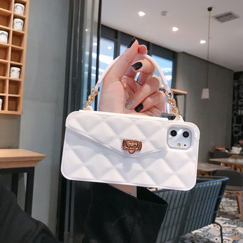 Ốp điện thoại kiểu ví tiền có dây đeo vai thích hợp cho IPHONE 7 8 PLUS X XS XR XS MAX 11 12 PRO MAX Mini