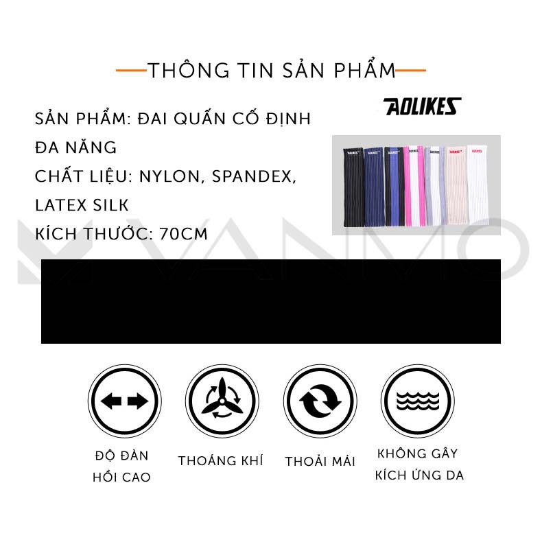 Băng Cuốn Vải Thể Thao Chống Chấn Thương Aolikes 70cm