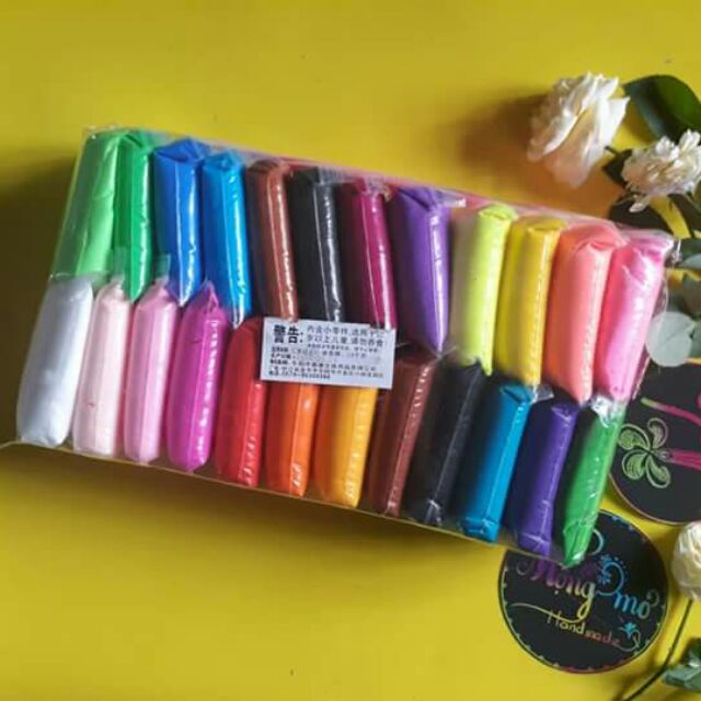 Đất nặn siêu nhẹ 24 màu