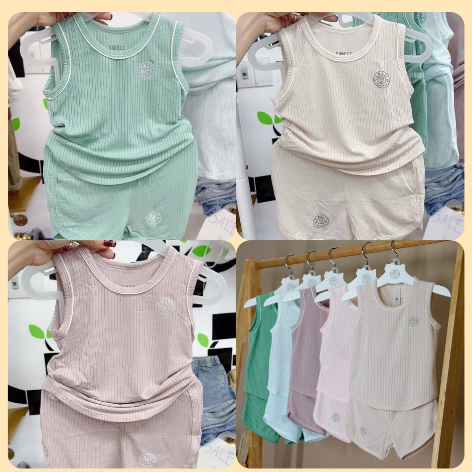 Bộ ba lỗ HRNEE dáng thể thao