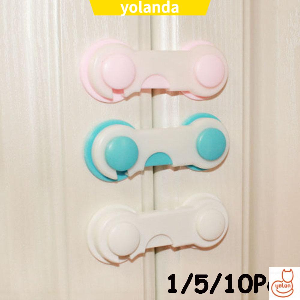 Bộ 1 / 5 / 10 khoá chốt cửa tủ lạnh đa công dụng tiện lợi
