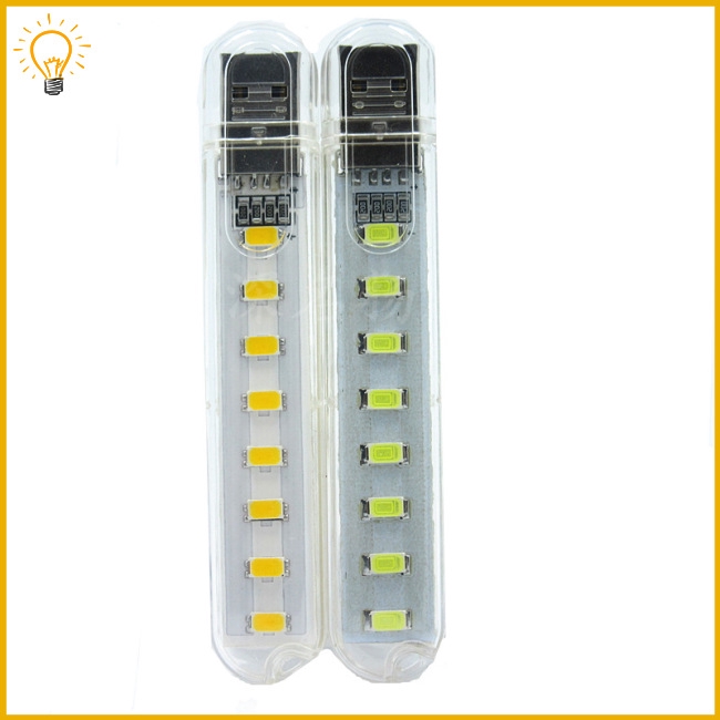 Đèn Led Ban Đêm Usb Mini 8 Bóng 5V
