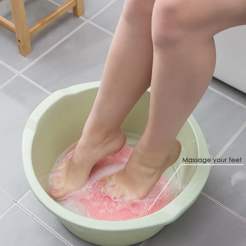 Đệm Chà Lưng / Chân Có Giác Hút Tiện Dụng Cho Phòng Tắm