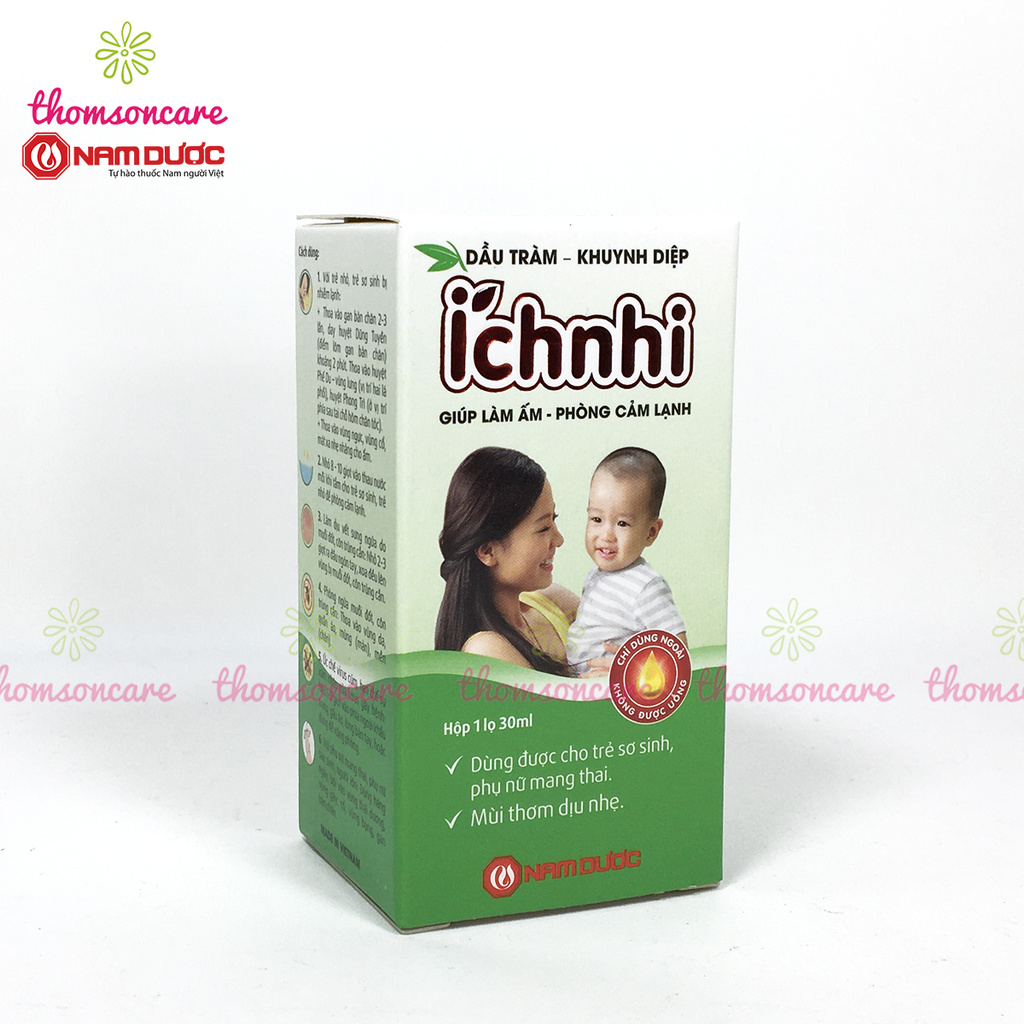 Dầu tràm khuynh diệp Ích Nhi lọ 20ml dùng được cho mẹ bầu và trẻ sơ sinh