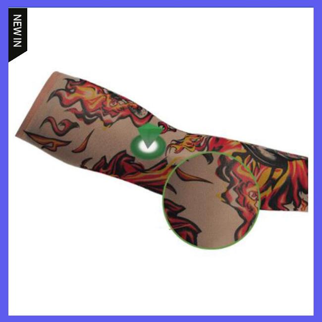 Găng Tay Nylon Co Giãn Chống Nắng Chống Tia Uv Khi Xăm Hình Phong Cách Halloween