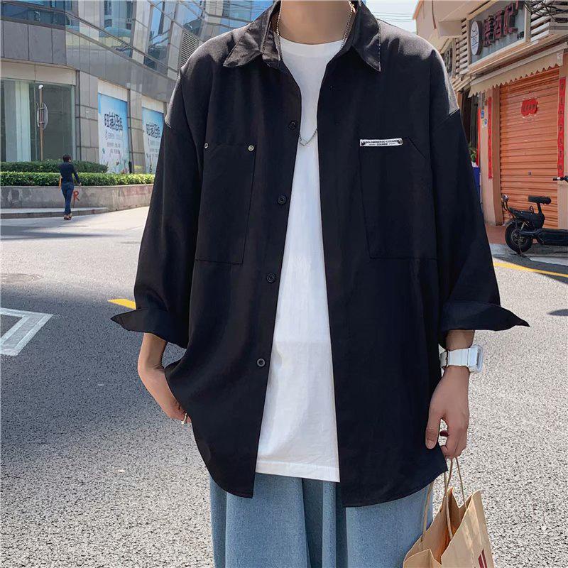 Áo Sơ Mi Tay Lỡ Thời Trang Dành Cho Nam