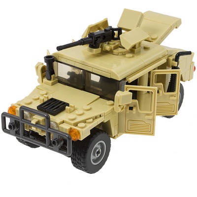Đồ chơi Lắp Ráp Xe Quân Sự Humvee H1, Sluban 0837 Xếp hình thông minh