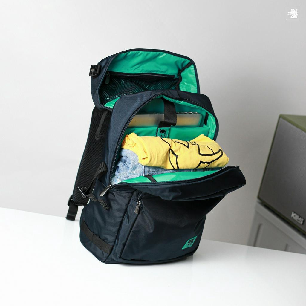 Balo Laptop - Balo Thể Thao Du Lịch, Kiểu Dáng Nắp Hộp Thời Trang, Chống Sốc Laptop 15.6inch Mikkor The Jack