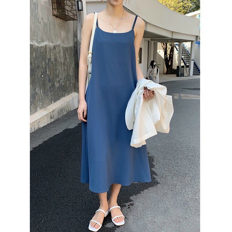 [KÈM QUÀ TẶNG] Váy hai dây dáng suông chất đẹp nhiều màu [s] | BigBuy360 - bigbuy360.vn