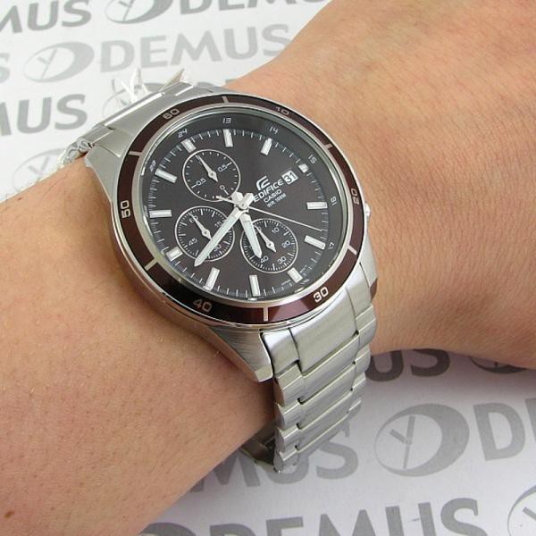 Đồng hồ nam dây kim loại EDIFICE chính hãng Casio Anh Khuê EFR-526D-5AVUDF