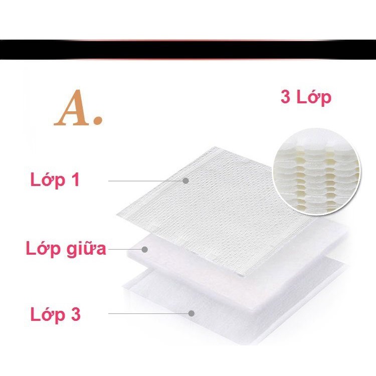Bông tẩy trang 3 in 1 Hộp 320 miếng | BigBuy360 - bigbuy360.vn