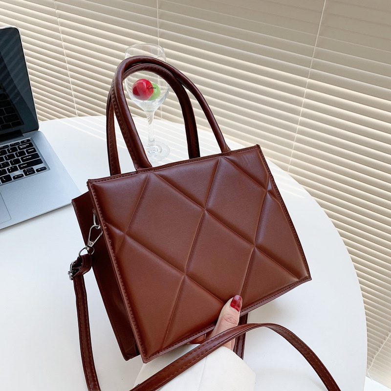 Túi Đeo Vai Hình Vuông Màu Sắc Ngọt Ngào Thiết Kế Nhỏ Gọn Phong Cách Phương Tây Thời Trang Mùa Đông Cho