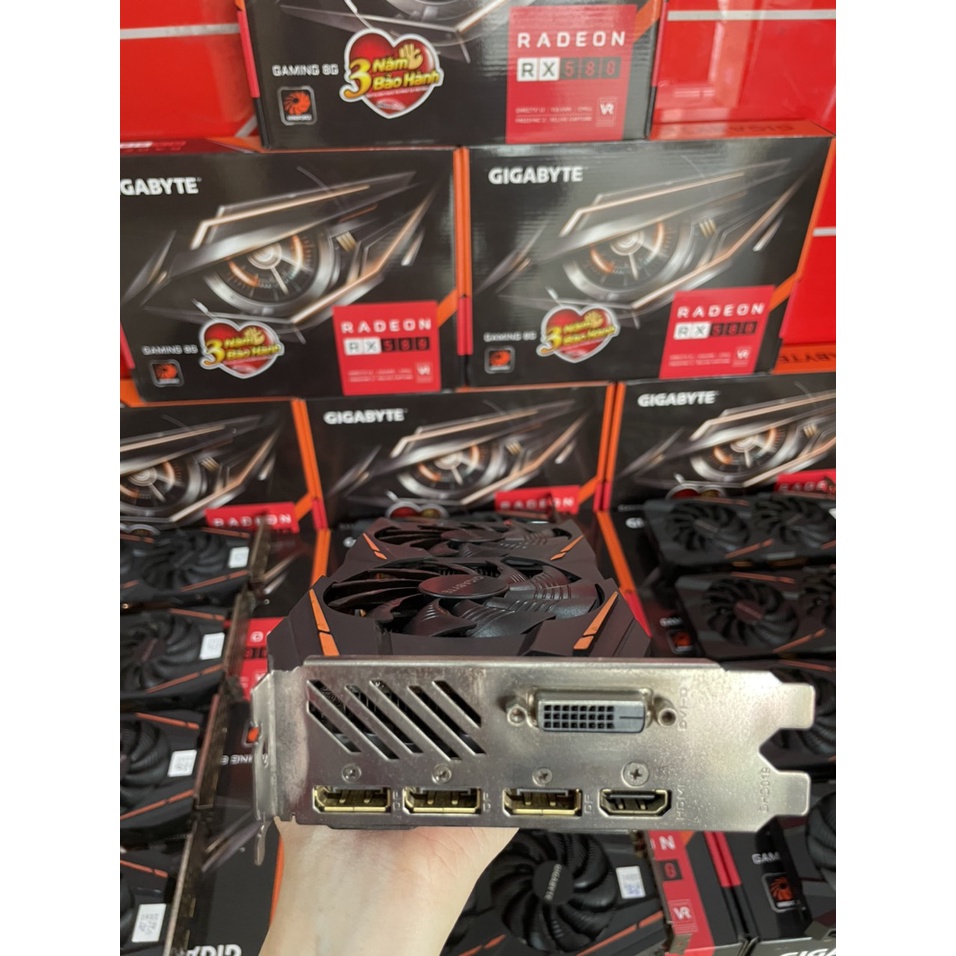 VGA Gigabyte RX 580 8G 2 Fan Gaming BH 3T Star Cũ