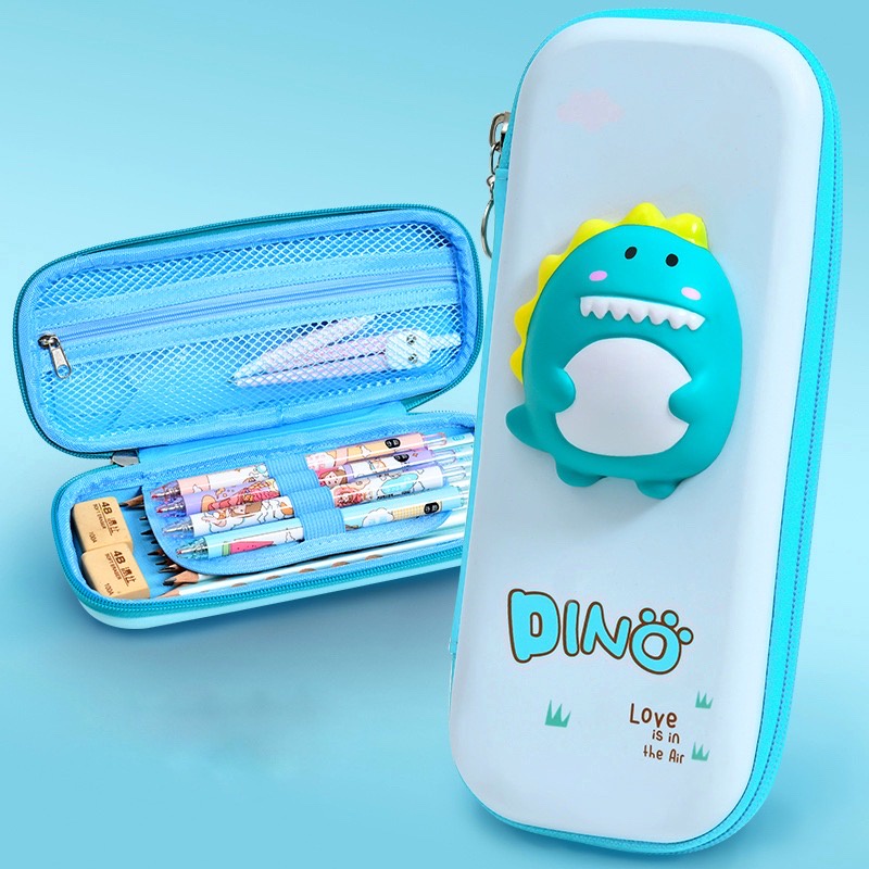 Hộp bút hoạt hình chống dơ chống thấm nước cho học sinh -hộp đựng bút 3d có thú dẻo tại Nguyễn Gia group Quận 5 Cao Đạt:
