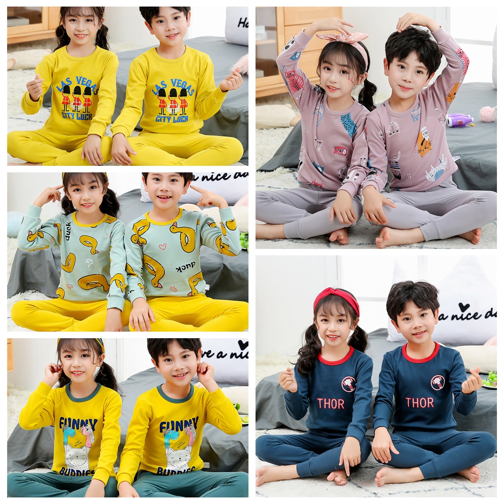 Bộ Đồ Ngủ 100% Cotton Cho Bé Trai