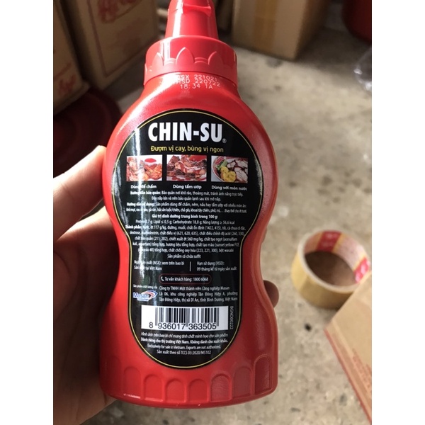 Tương ớt Chin Su chai 250gr