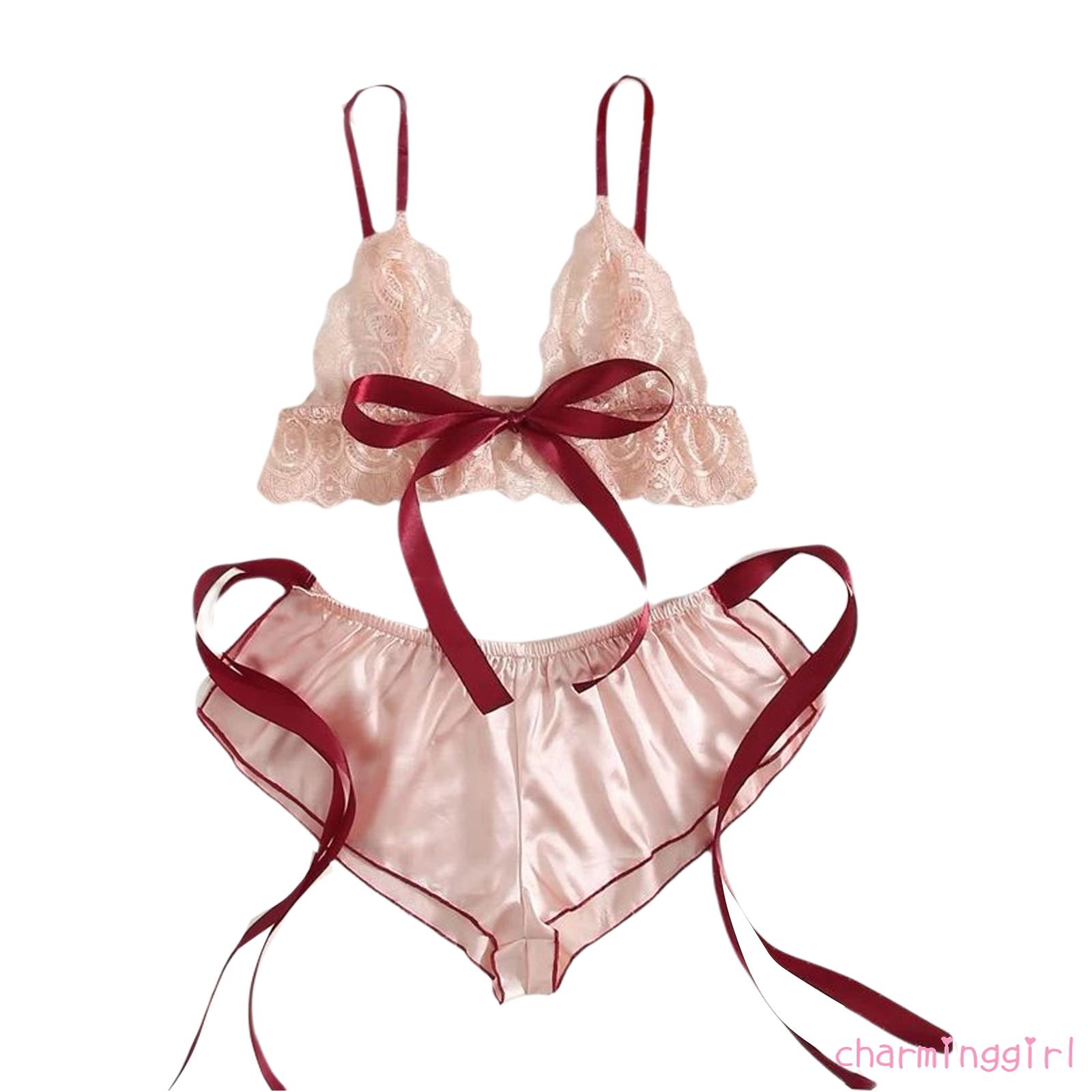 Set Đồ Ngủ 2 Mảnh Phối Ren Thời Trang Quyến Rũ Cho Nữ | BigBuy360 - bigbuy360.vn