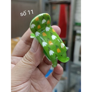 Kẹp tóc - Cặp tóc càng cua 3 - 5 răng in hoa Honey