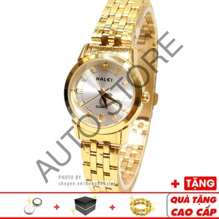 Đồng hồ nữ Halei 8686 Gold sang trọng chính hãng thời trang cao cấp -AUTO STORE