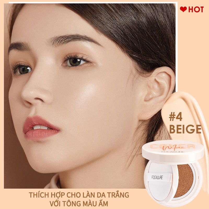 Phấn Nước BB FOCALLURE Dưỡng Ẩm Màu Mịn Cho Làn Da Đẹp Tự Nhiên 12g