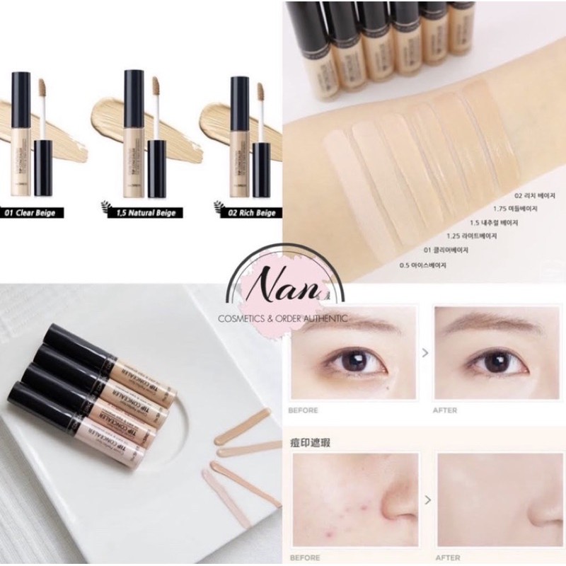[Auth]Kem Che Khuyết Điểm The Saem Cover Perfection Tip Concealer