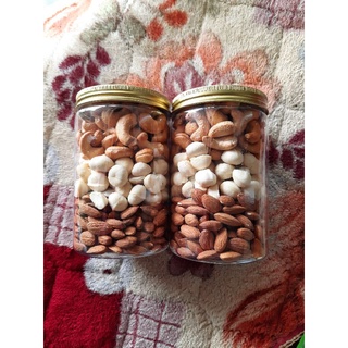 Hũ 500gr Mix 3 loại nhân ( Hạt điều , Macca , hạnh nhân )