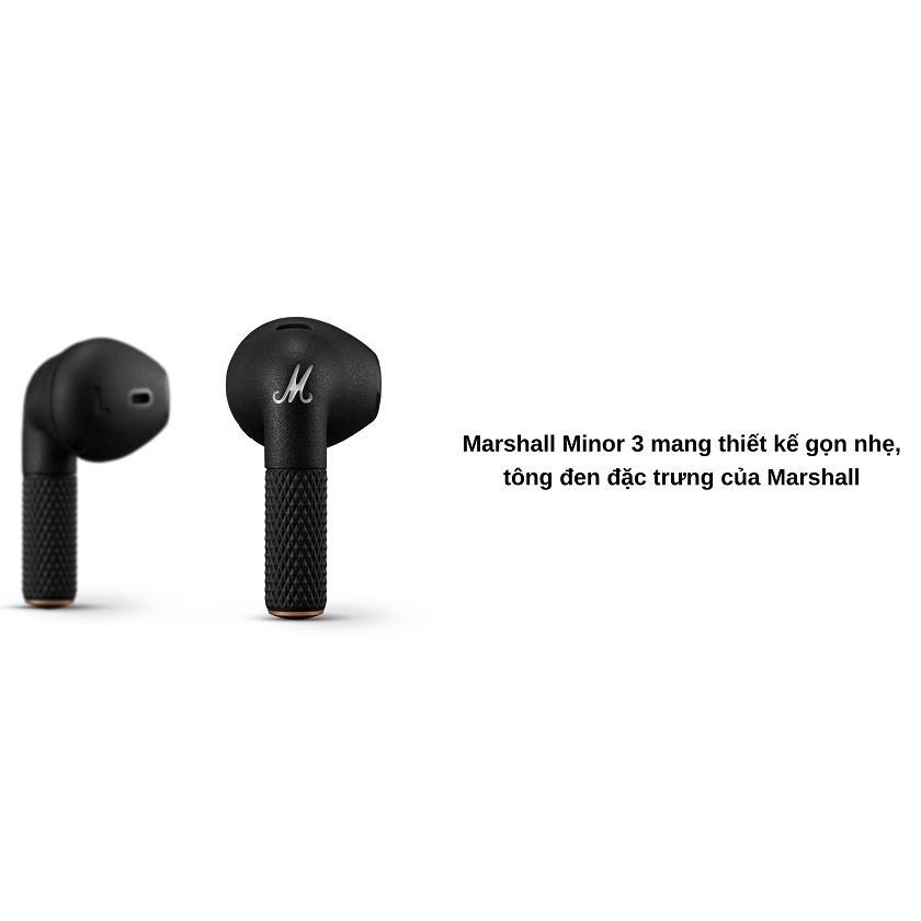 Tai nghe Bluetooth Marshall minor 3 - dòng tai nghe với thiết kế chất nhất 2022
