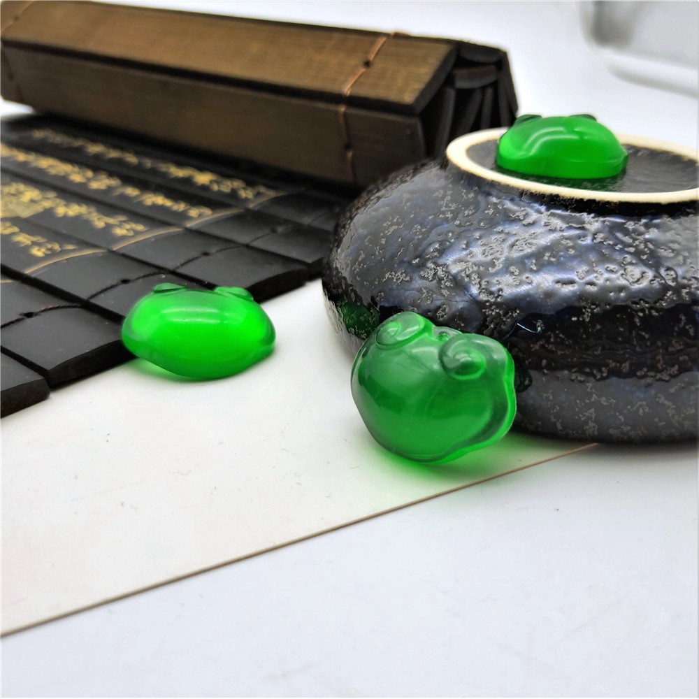 Ngọc bội resin họa tiết khóa trường thọ khóa trường mệnh 21*27mm nguyên liệu làm trâm làm trang sức cổ trang